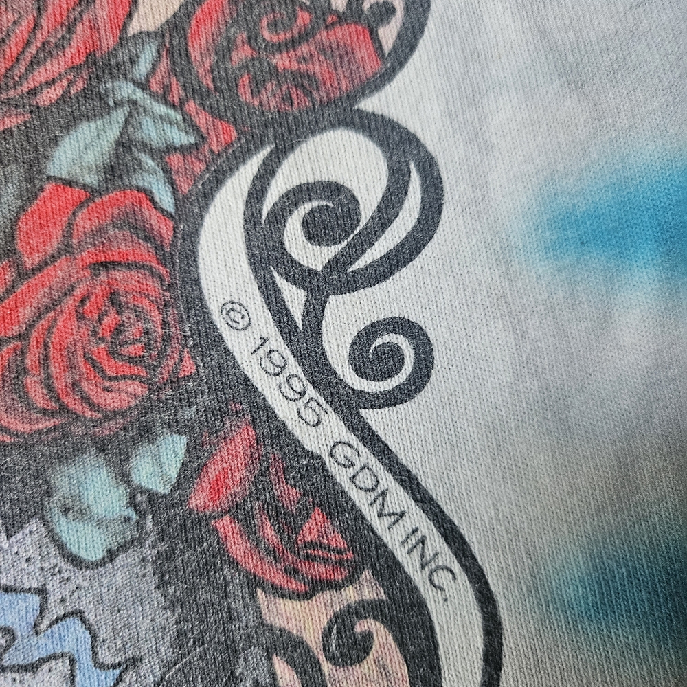 Vintage 90’s Grateful Dead Liquid Blue Band Tee Shirt Large.  Rare. Great Shape - Picture 12 of 12